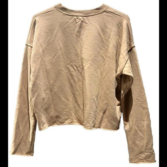 Aerie Offline Womens Sweatshirt Pullover Peach Long Sleeve Size M - Picture 4 of 5